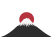 Grafica con piccolo monte Fuji